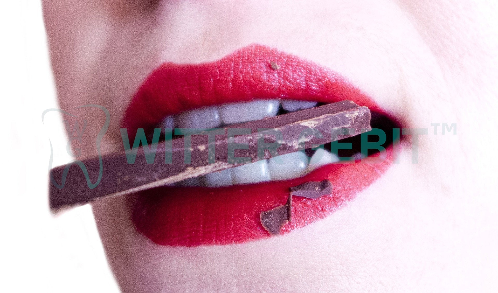 Chocola eten invloed tand kleur gele tanden