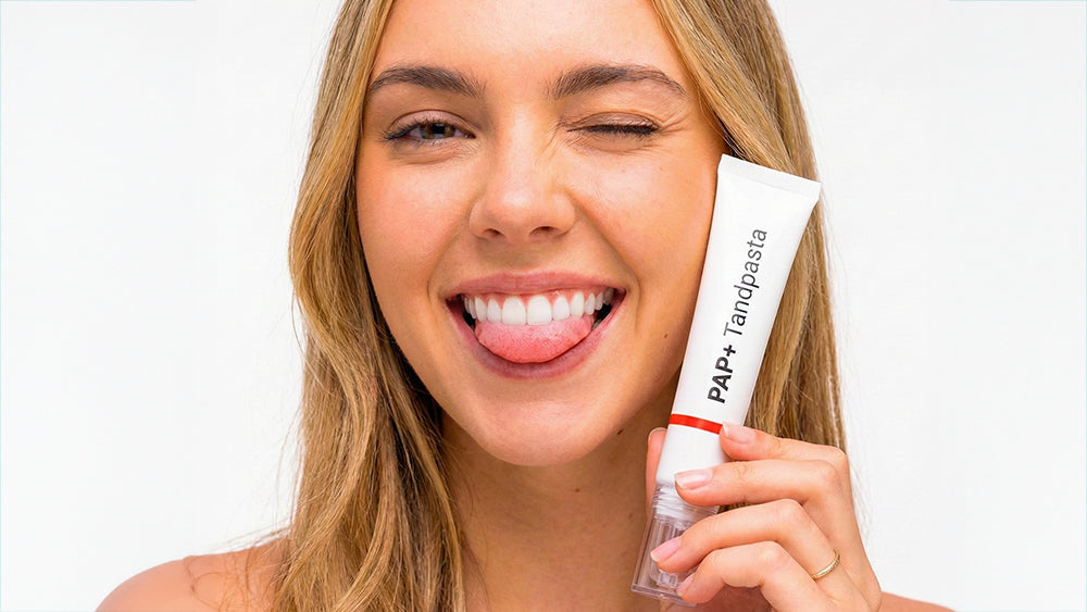 gele tanden door koffie wit maken met Evie van Witter Gebit